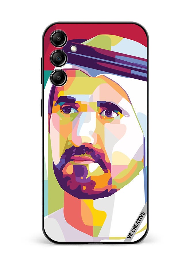 VR CREATIVE Protective Case Cover For Samsung Galaxy A34 Sheikh Mohammed Bin Rashid Al Maktoum Design Multicolour - Image 1