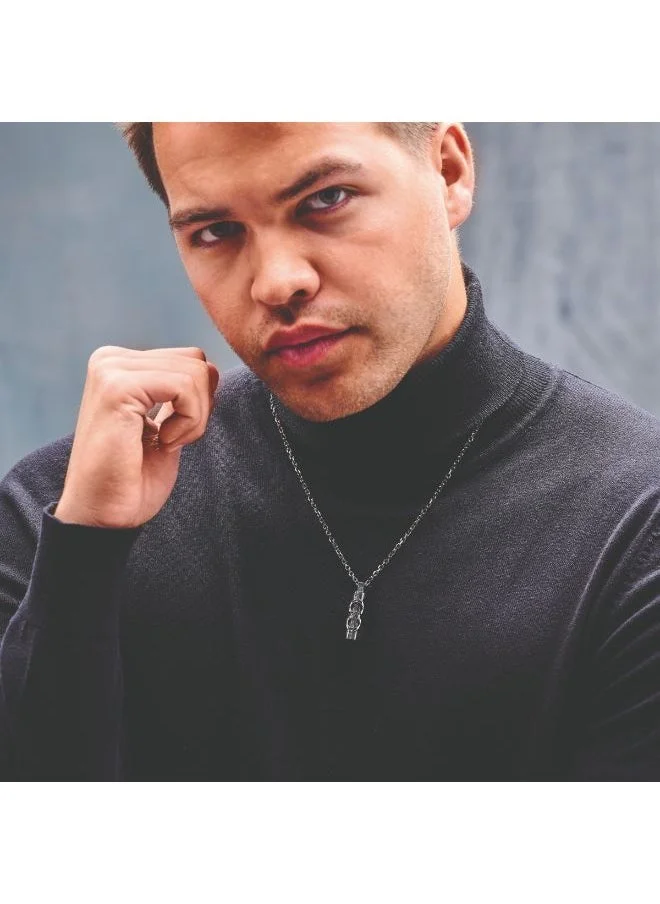 شيروتي 1881 Tuberutti Black Gents Necklace