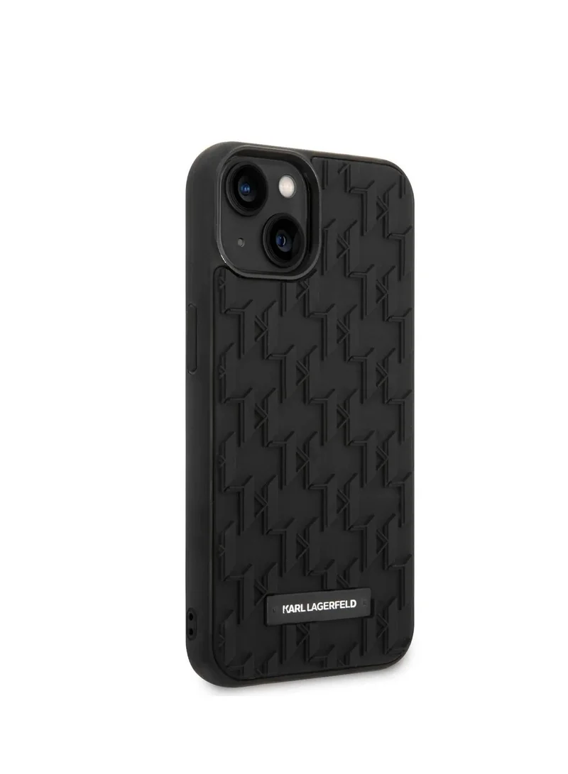 Karl Lagerfeld Karl Lagerfeld 3D Monogram Hard Case for iPhone 14 Plus (6.7") - Black