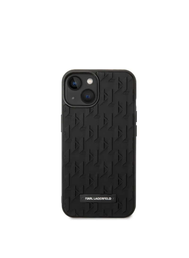 Karl Lagerfeld Karl Lagerfeld 3D Monogram Hard Case for iPhone 14 Plus (6.7") - Black