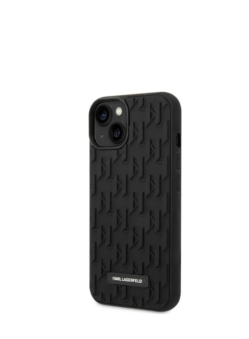 Karl Lagerfeld Karl Lagerfeld 3D Monogram Hard Case for iPhone 14 Plus (6.7") - Black