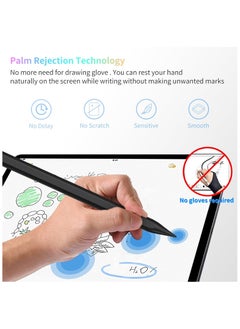 UCHUANG Stylus Pen for iPad 9th 10th Gen with Palm Rejection, Active Pencil Compatible with Apple iPad 10th/9th/8th/7th/6th Gen, iPad Air 5th/4th/3rd Gen,iPad Pro 11 & 12.9 inch, iPad Mini 6th/5th Gen  - Image 4
