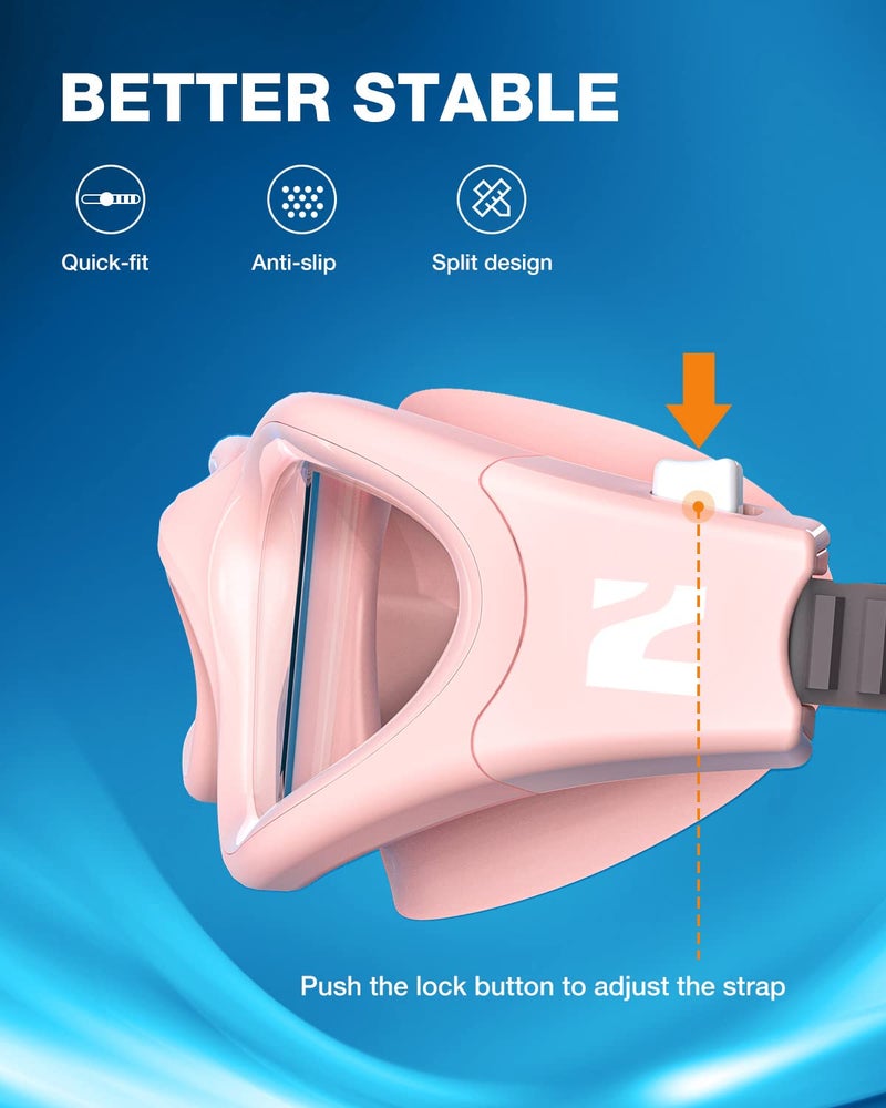 ZIONOR Swim Goggles, G1 SE Swimming Goggles Anti-Fog for Adult Men Women - Image 5