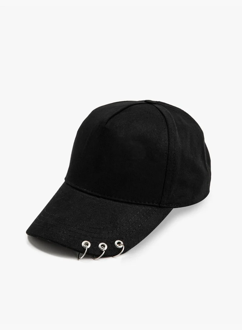 KOTON Metal Ring Detail Cap Hat