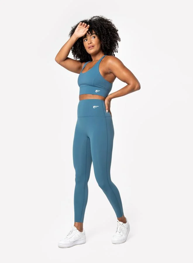 بالم فيت Palmfit Women Blue Evolve Seamless Active Leggings