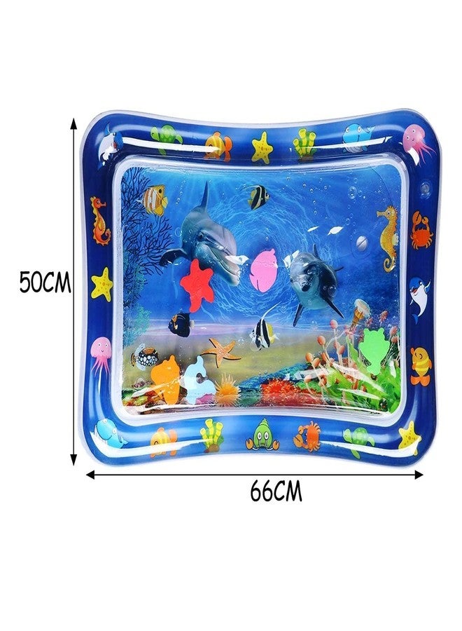 URM بساط مائي للأطفال من يو آر إم®، قابل للنفخ، مقاوم للتسرب، مركز ألعاب ممتع، مناسب للاستخدام الداخلي والخارجي، بتصميم عشوائي - Image 4