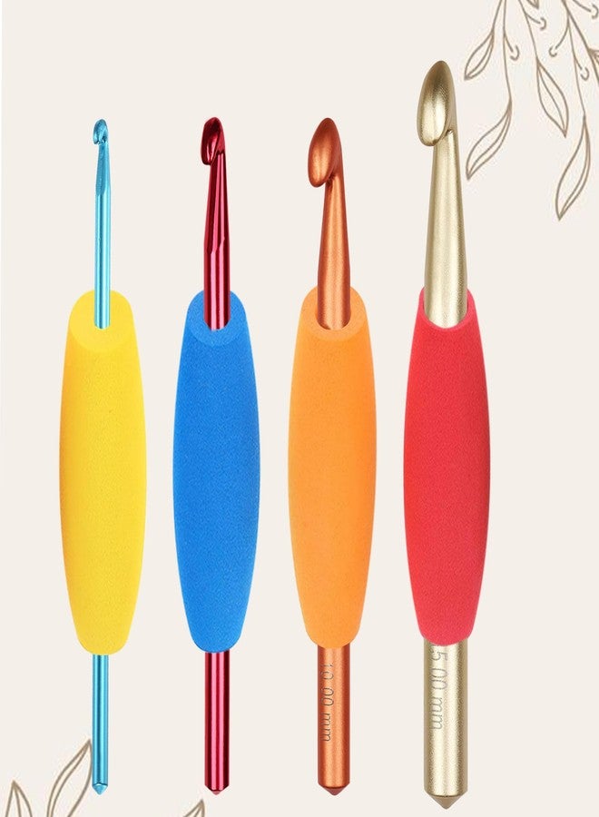 Hordolry Foam Grip Tubing Kit, 10 Pcs Adaptive Utensils Grips Aid for Utensils, Crochet Hooks Grip Handle for Disabled, Arthritic, Elderly - Image 4