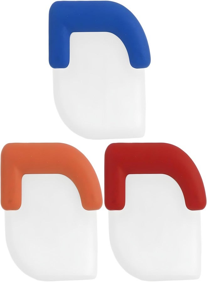 Bexter Scraper Durable 3" Nylon Plastic Pan Scraper Tool with Anti-Slip Handle - Random Color (Red, Blue, or Orange) - Plastic Dish Scraper for Pots, Pans & Cookware (1-pack) - Image 4