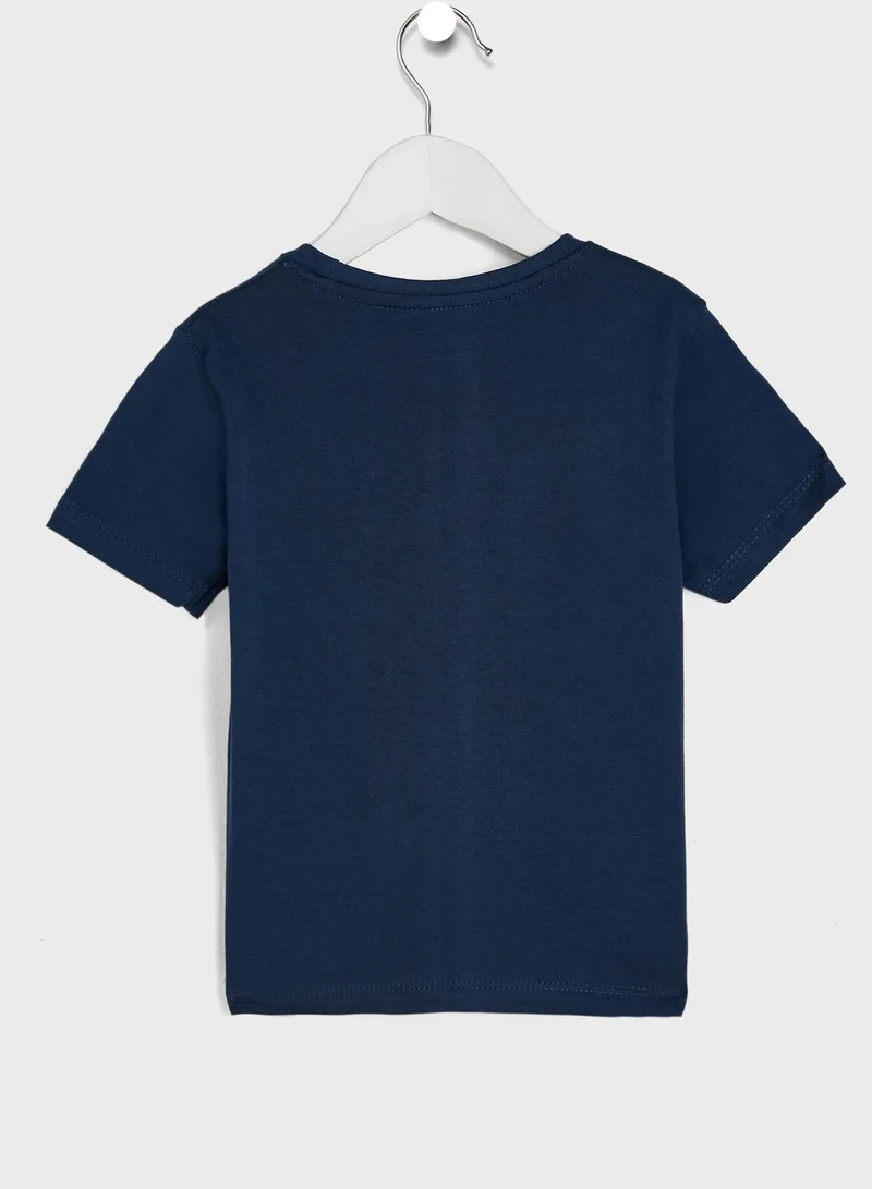 Ripples Round Neck Printed T-Shirt