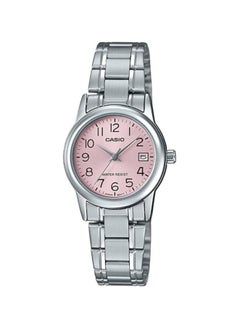 CASIO Casio Stainless Steel Silver Dress Watch For Women - LTP-V002D-4BUDF  - Image 1