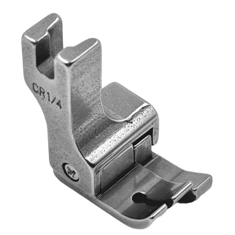 Zenith Metal Steel Pressure Foot Cr 1/4 NEW, for Industrial Sewing Machines Compatble with Industrial Model Brother, Jack, Juki Gemsy, Juki, Pfaff, Singer, Sunstar, Yamato + More (Silver) - Image 1