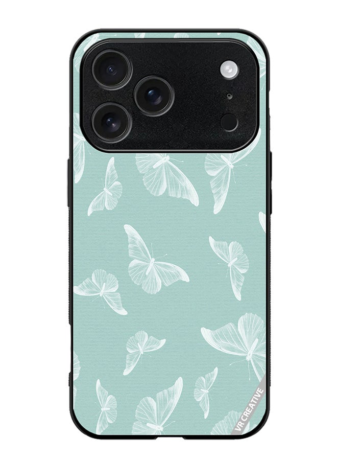 Protective Case Cover For Apple iPhone 17 Pro Max Butterfly Design Multicolour