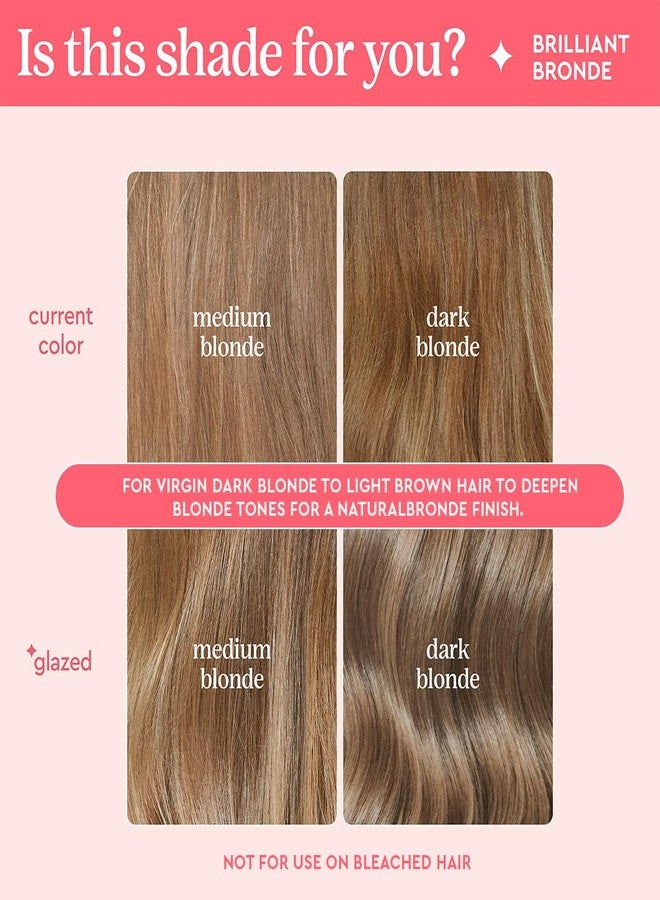 Glaze Supergloss Color Conditioning Gloss - Hydrating Semi-Permanent Color Hair Gloss & Shine Boost - Color Depositing Mask - Cruelty-Free - 6.4 Fl Oz - Brilliant Bronde - Dark Blonde to Light Brown - Image 5