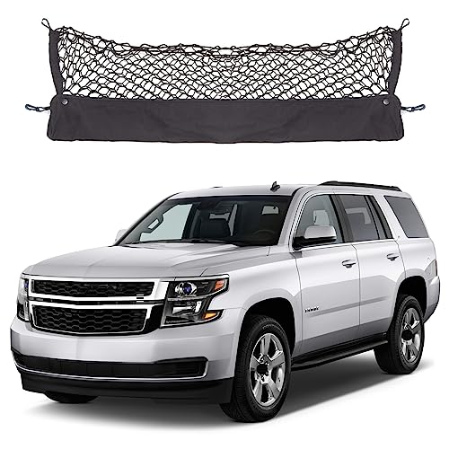 Omocyra Envelope Style Cargo Net Compatible with Chevrolet Chevy Tahoe, GMC Yukon New 2025 2024 2023 2022 2021 2020 2019 2018 2017 2016 2015 Upgraded SUV Trunk Premier Car Rear Tailgate Netting - Image 1