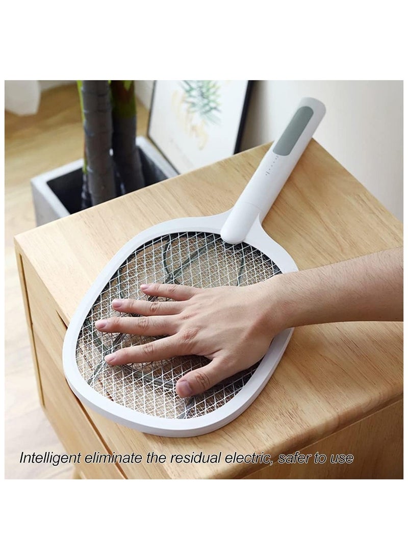 Generic 2-In-1 USB Rechargeable Electric 3 Layer Safety Mesh Bug Zapper Mosquito Killer Racket with LED Lighting Lamp  - Image 5