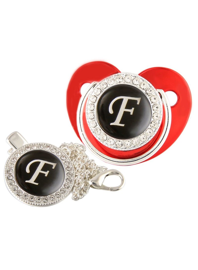 Loquat Alphabet Baby Shiny Diamond Pacifier