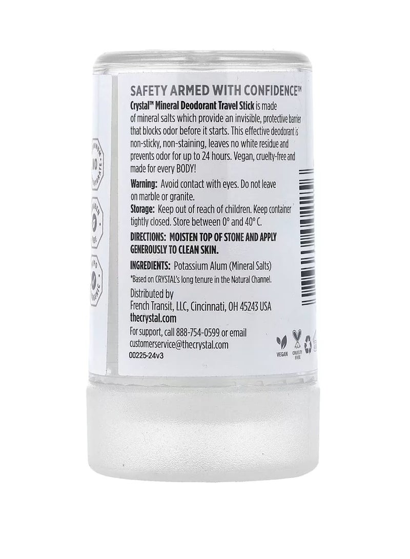 Crystal Mineral Deodorant Stick Unscented 1.5 oz (40 g) - Image 2