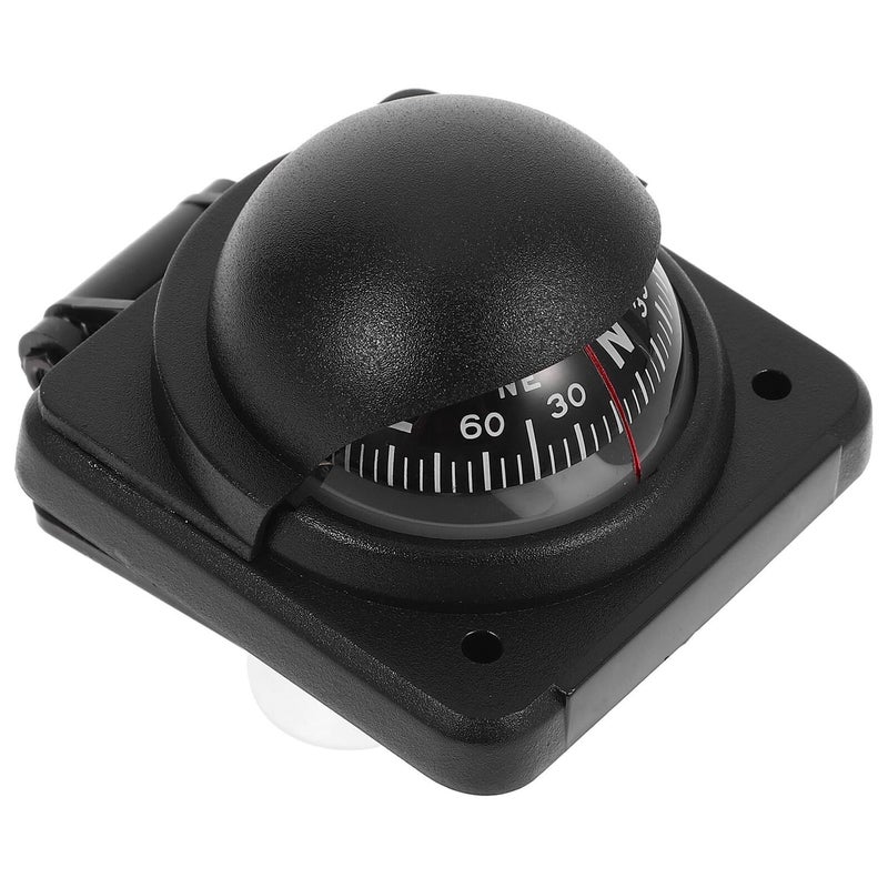 Dashboard Compass Ball Car Boat Navigation Adjustable Declination - Image 2