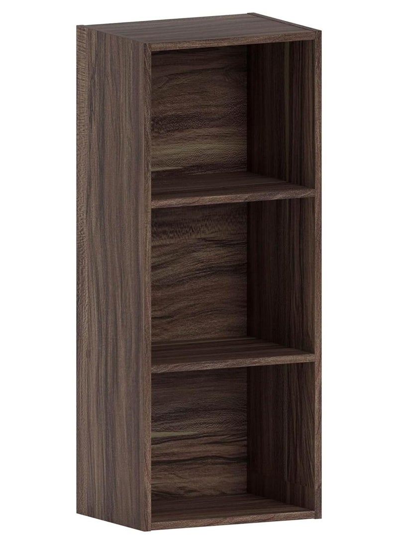 MODERN HOME Bookcase and accessory Display Unit of wood 2Tier brown - Image 1