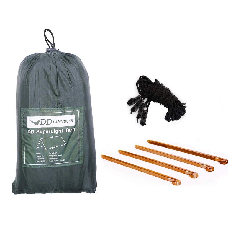 DD Hammocks Superlight Tarp Olive Green