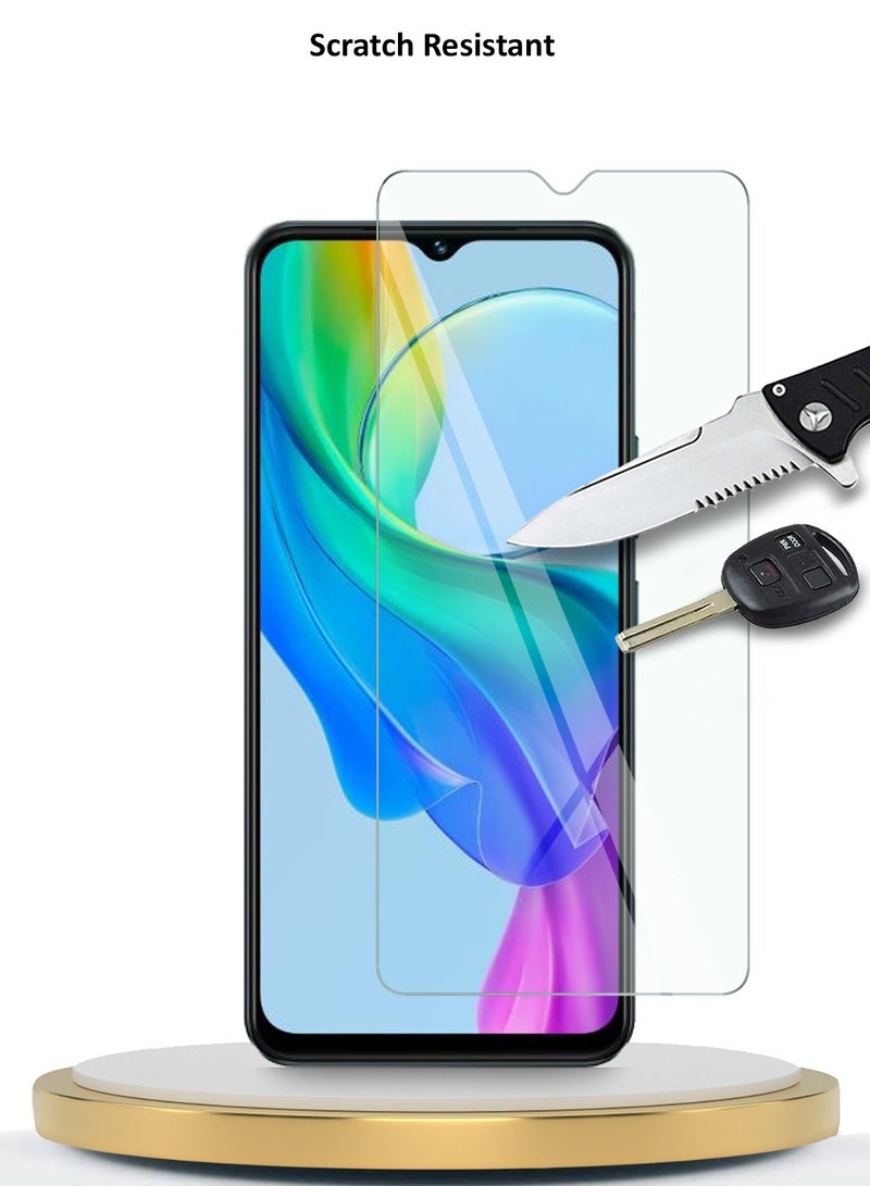 دبليو تيك واقي شاشة من الزجاج المقوى Vivo Y03 4G 2024 Premium Series 9H 2.5D (MSG9CN) - شفاف - Image 5