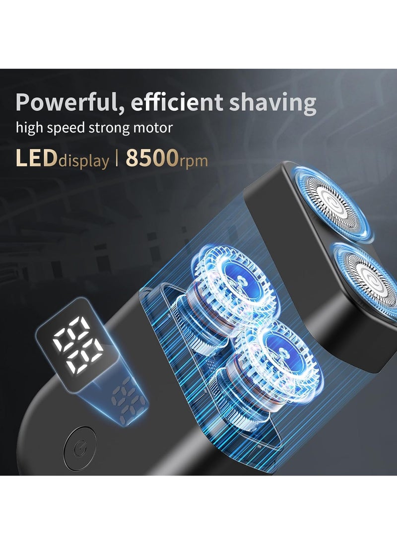 ENSSU - ENSSU 2-in-1 Beard Trimmer & Electric Shaver for Men, USB Rechargeable Facial Hair Clipper, Body Groomer, Portable Travel Razor, Precision Hair Trimmer For Face & Body - Image 1