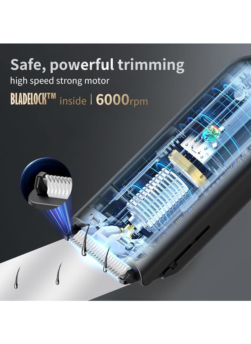 ENSSU - ENSSU 2-in-1 Beard Trimmer & Electric Shaver for Men, USB Rechargeable Facial Hair Clipper, Body Groomer, Portable Travel Razor, Precision Hair Trimmer For Face & Body - Image 1
