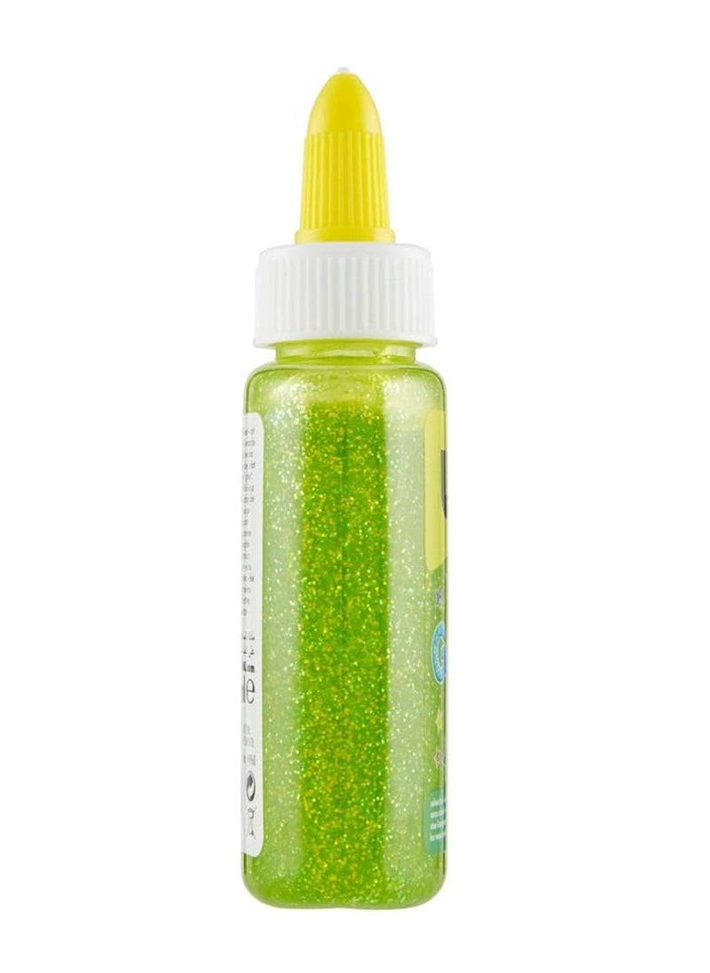 UHU Glitter Glue For Crafts Green Colour  - Image 2
