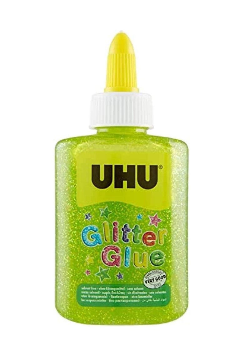 UHU Glitter Glue For Crafts Green Colour  - Image 1