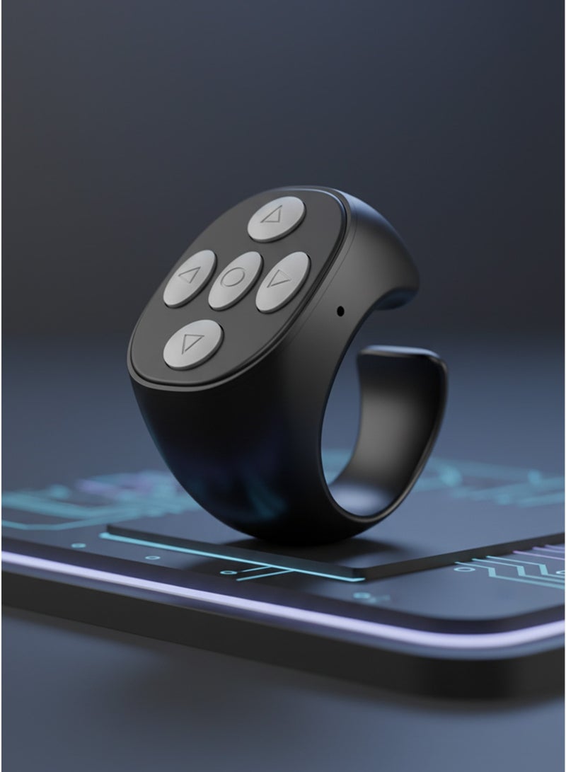 Wireless Remote Phone Control Ring/Wearable Controller – Bluetooth Connectivity, iOS/Android Compatible, Perfect for Selfie Taking, TikTok Browsing, and E-Book Reading. - Image 3
