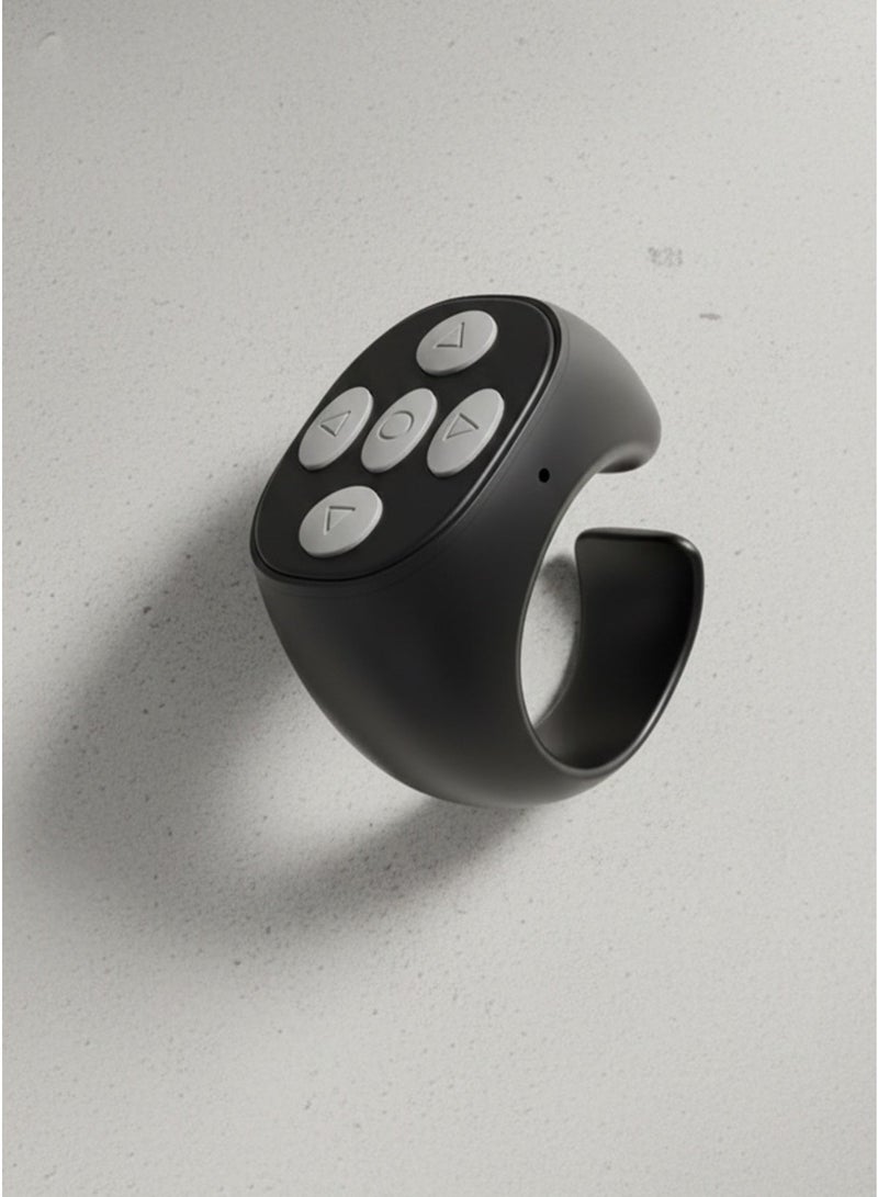 Wireless Remote Phone Control Ring/Wearable Controller – Bluetooth Connectivity, iOS/Android Compatible, Perfect for Selfie Taking, TikTok Browsing, and E-Book Reading. - Image 1