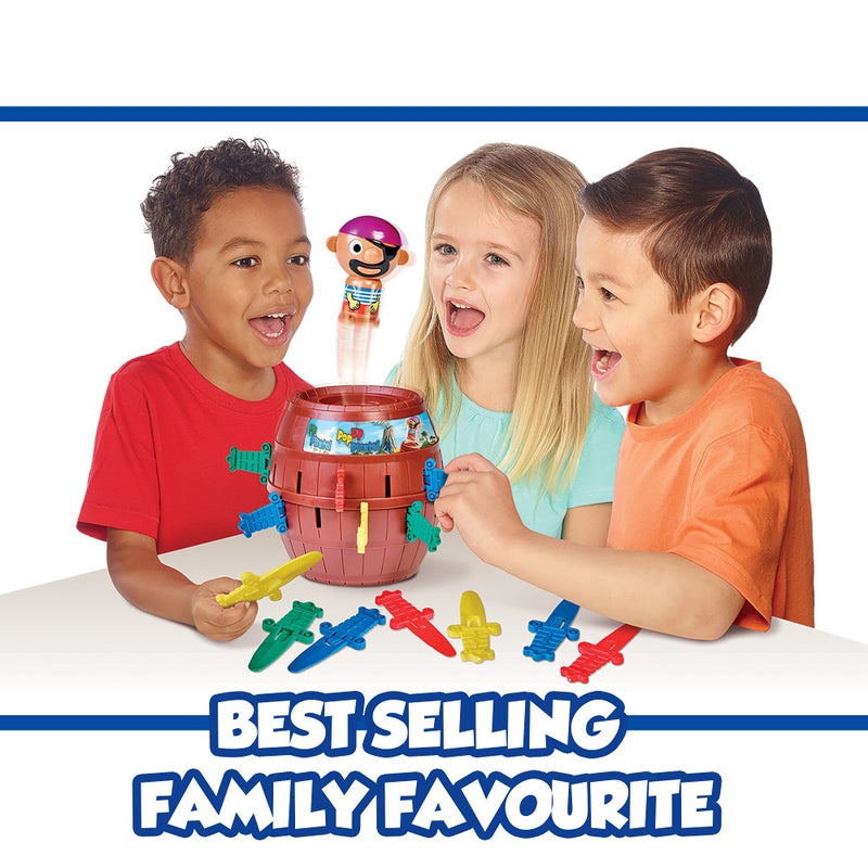 TOMY Pop Up Pirate Board Game - Family and Preschool Kids Games for Family Game Night - Winter Break Activities- Girls and Boys Games - 2-4 Players - Ages 4 Years and Up - Image 2