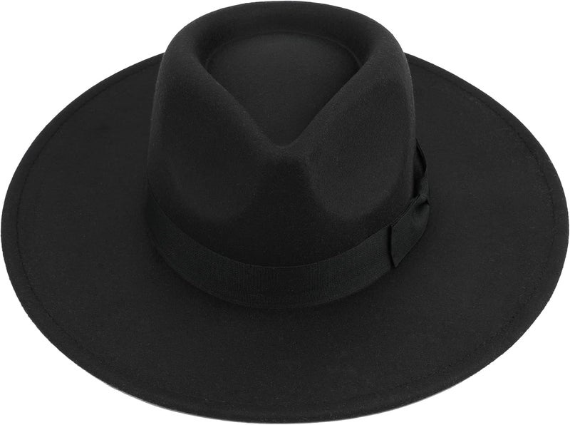 Pro Celia Big Wide Brim Women Fedora Hat - Image 5