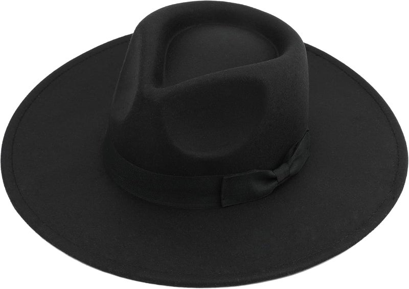 Pro Celia Big Wide Brim Women Fedora Hat - Image 1