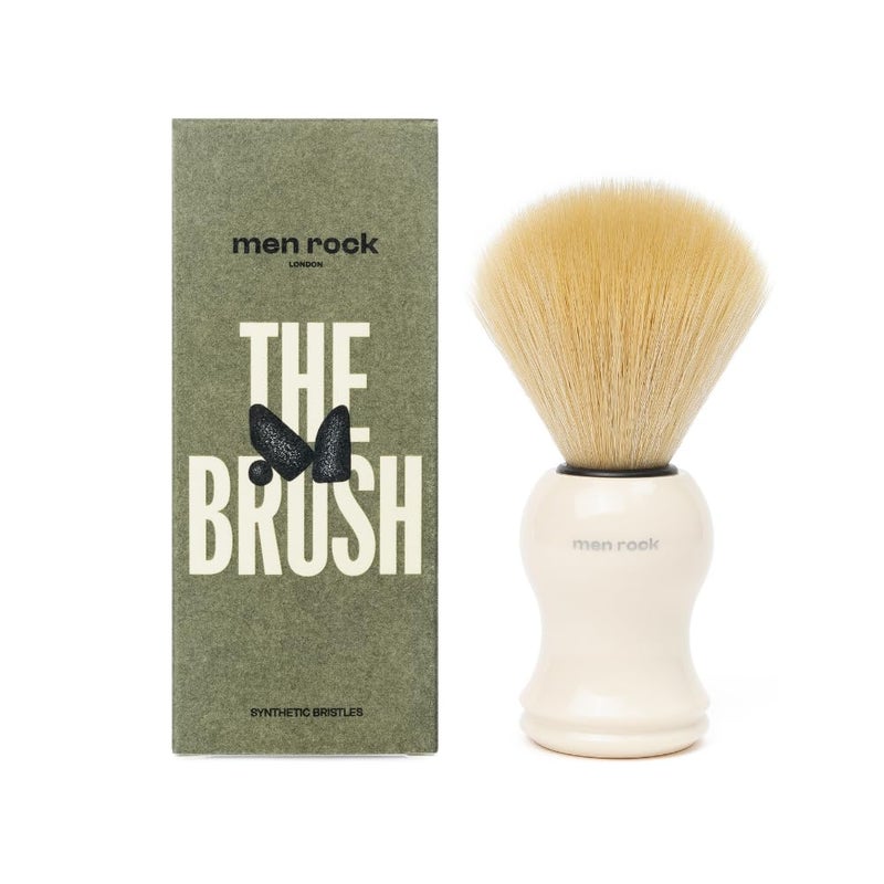 Synthetic Shaving Brush by Men Rock for Men  1 Pc Brush