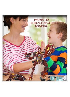 PEAKY KIDS Dinosaur Transformer Model Building Blocks Collectible 3D Building Micro Mini Blocks Bricks Set  - Image 3