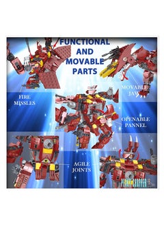 PEAKY KIDS Dinosaur Transformer Model Building Blocks Collectible 3D Building Micro Mini Blocks Bricks Set  - Image 4