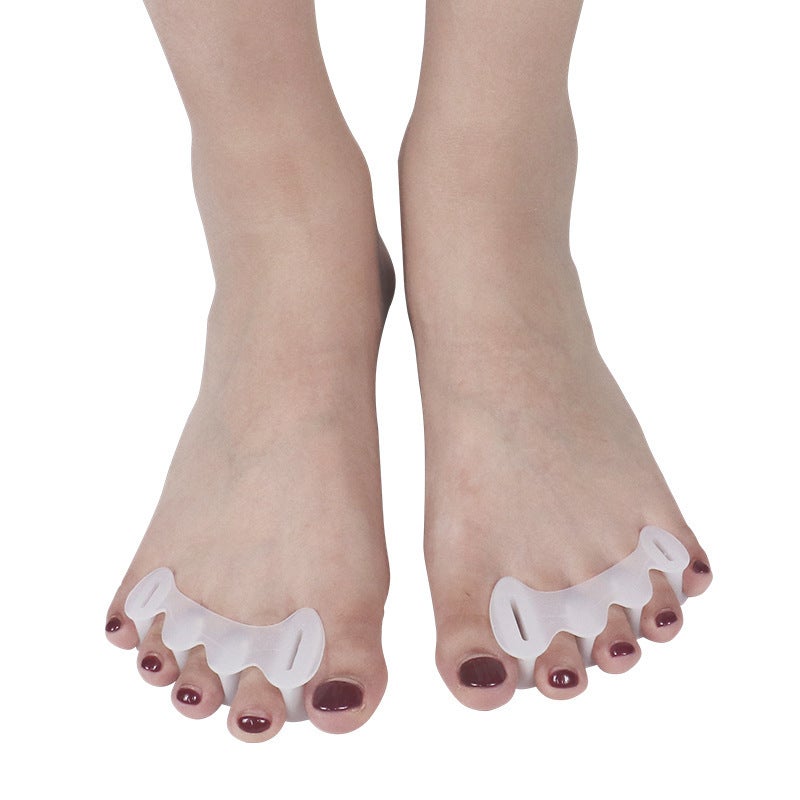 Pure silicone three-hole hallux valgus aligner, toe overlap separator (a pair of S sizes) - Image 4