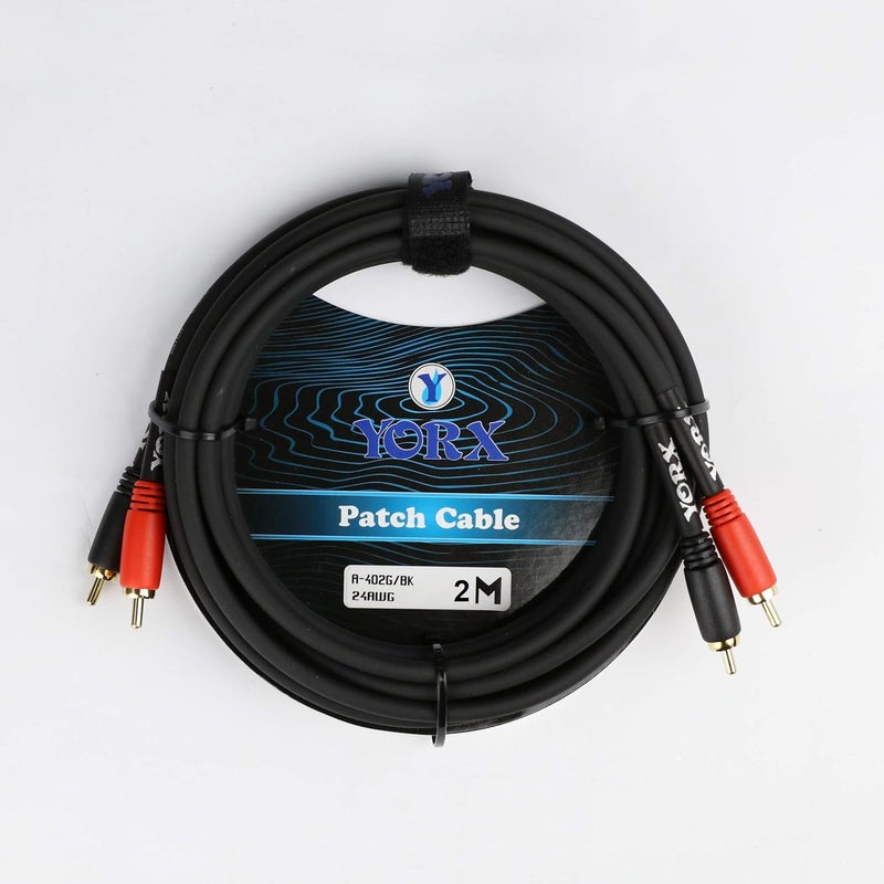 Yorx A-402G-2M RCA to RCA Audio Cable – 2-Meter
