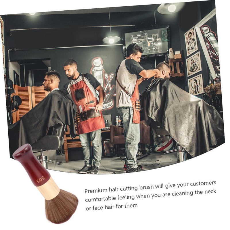 Professional Barber Neck Duster Hair Brush Salon Tool Size 18 50X4 00X4 00CM - Image 5