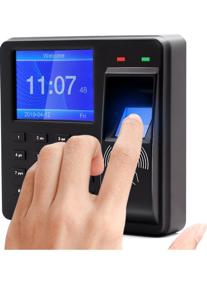 Aibecy - Attendance Machine ​with Fingerprint, Time Clocks for Employees Small Business,Password Punching in One,2.4 inch TFT Color Screen - Image 1