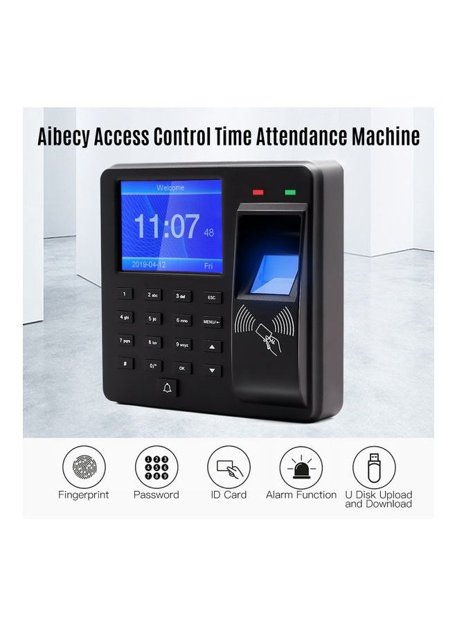 Aibecy - Attendance Machine ​with Fingerprint, Time Clocks for Employees Small Business,Password Punching in One,2.4 inch TFT Color Screen - Image 1