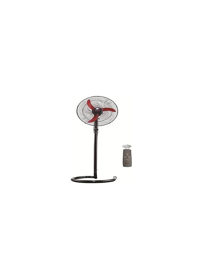 Fresh Shabah Stand Fan with Remote, Black, 20 Inch, GSFR-20