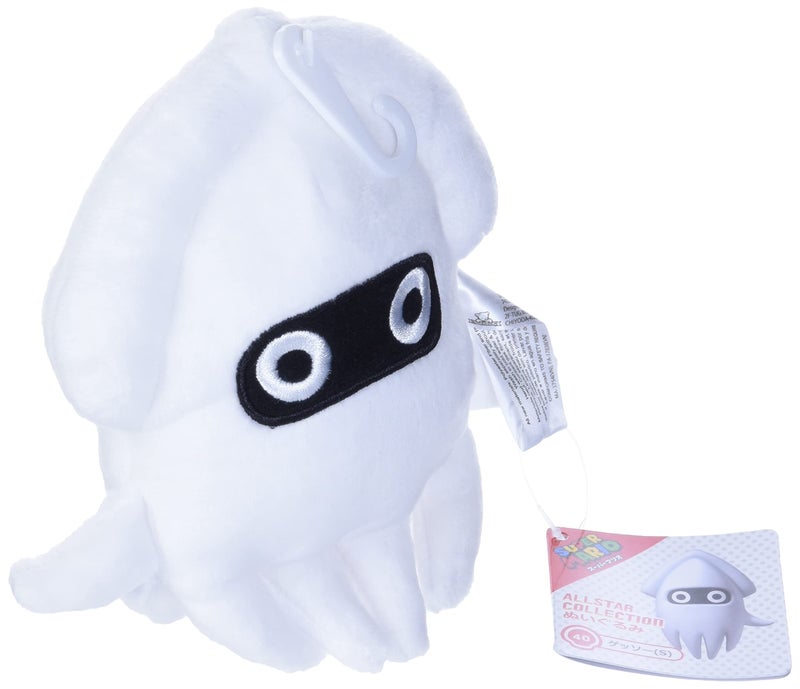 Little Buddy Super Mario All Star Collection 1600 Blooper Stuffed Plush, 6.5", Multicolor - Image 4