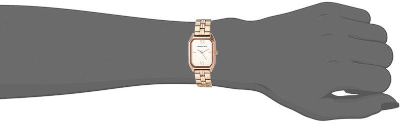 Anne Klein Women's Japanese Quartz Dress Watch with Metal Strap, Rose Gold, 14 (Model: AK/3774RGRG) - Image 3