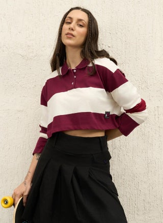 Women's Red Cropped Boxy Full Sleeve T-shirt - Trendy and Comfortable - pzsku/ZEA39E36E45851ACBEEA1Z/45/_/1726245437/5e7faeb1-881b-4b1b-9109-42aa0a37d1a1