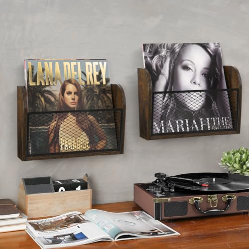 YINMIT 2 Packs Wall File Organizer-Holder, Hanging File Organizer, Wall Mounted File Holder, Wall Mount Paper Folder Rack for Office and Home - Image 4