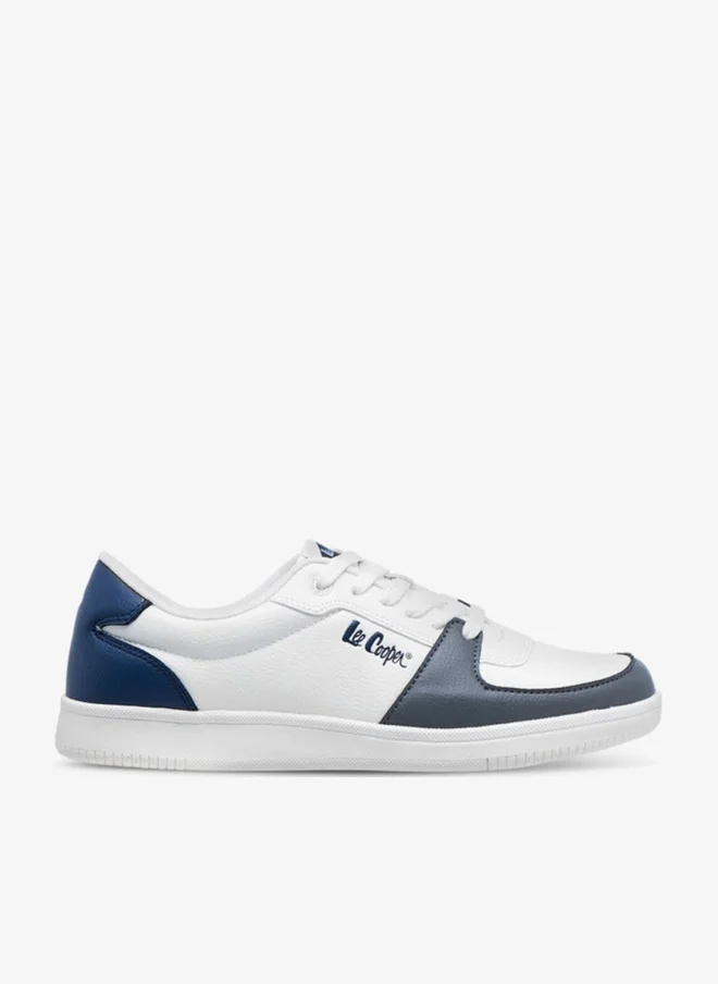 لي كوبر أحذية رياضية رجالية برباط بتصميم كتل ألوان