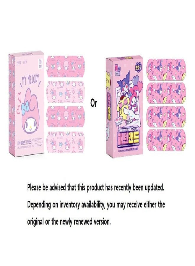 2Pack, Cute Kitty Friends Adhesive Bandages 10 Count, 16 Count Each Type, 26 Count Total, First Aid Bandages with Cute Designs, Design May Vary (Pink) - Image 2