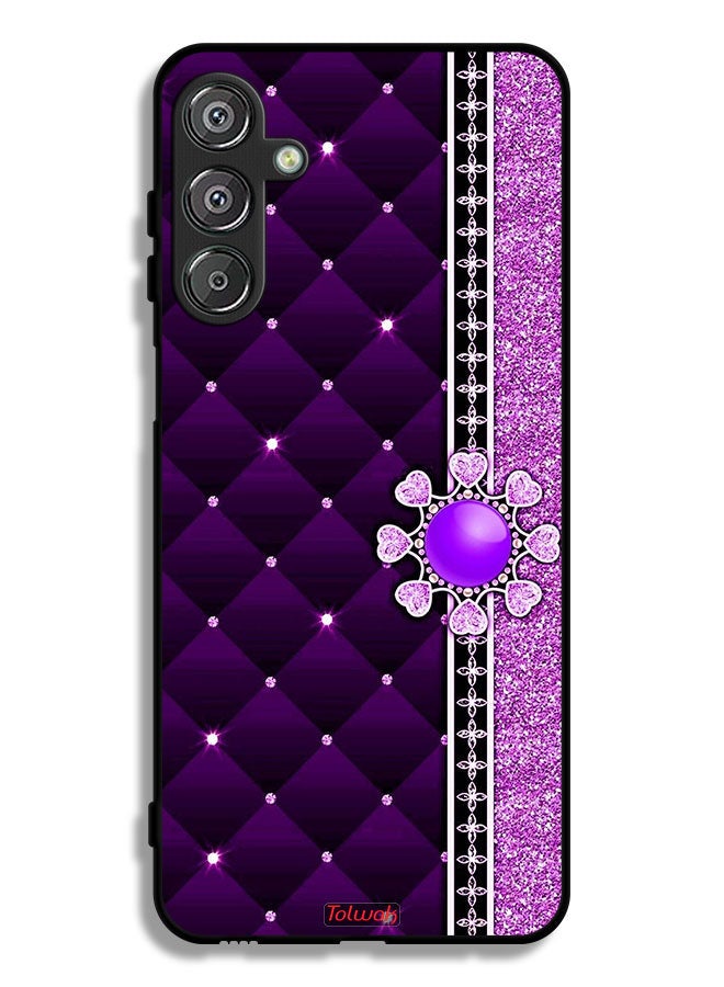 Tolwak Samsung Galaxy A16 5G Protective Case Cover Glitter Hearts - Image 1